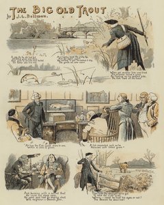 Den store gamle ørreten (chromolitho)